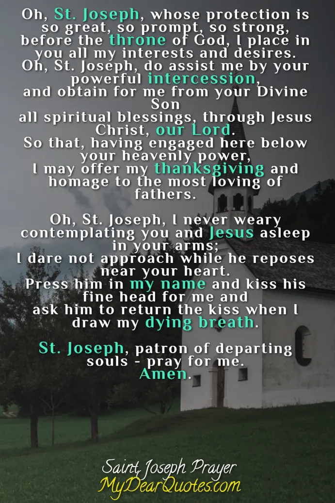 st joseph novena prayer