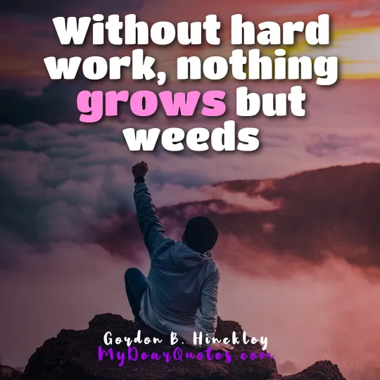 work hard and achieve quotes