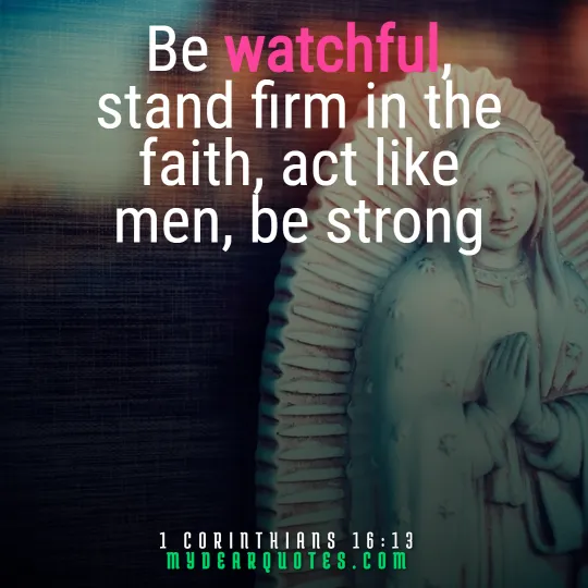 1 Corinthians 16:13 psalm