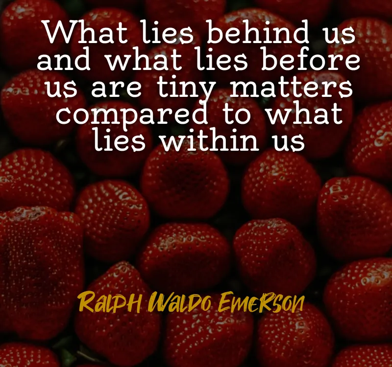 Ralph Waldo Emerson - quotes about self love