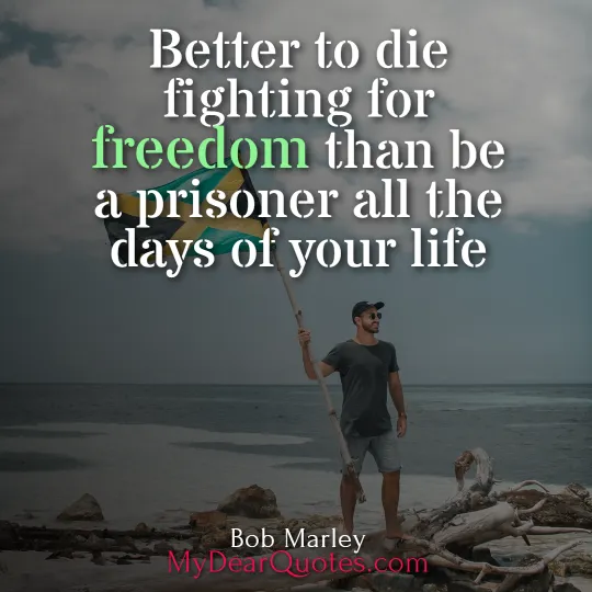 bob marley freedom quote