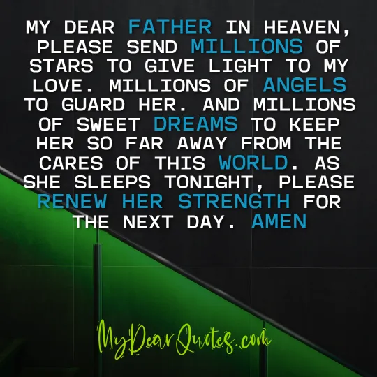 short good night prayer