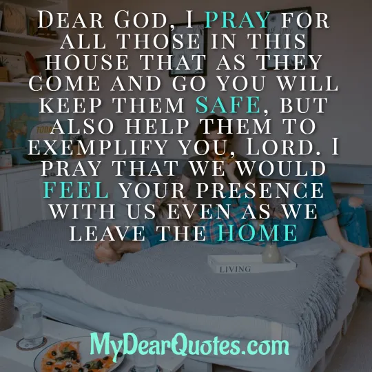 house cleansing prayer