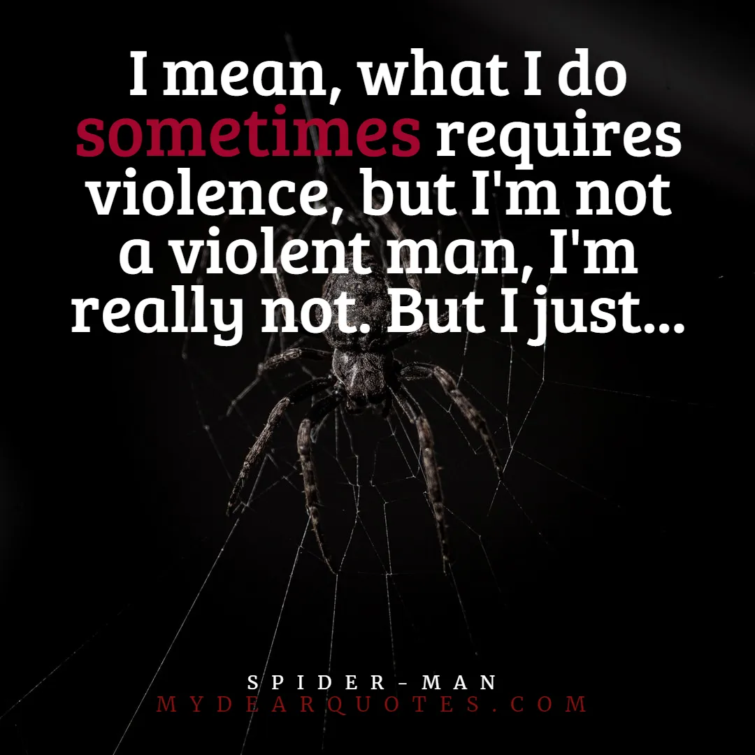 spider man noir quotes