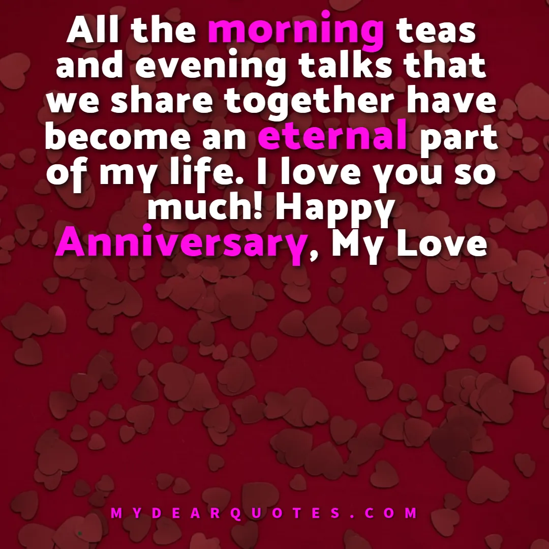 morning anniversary phrases