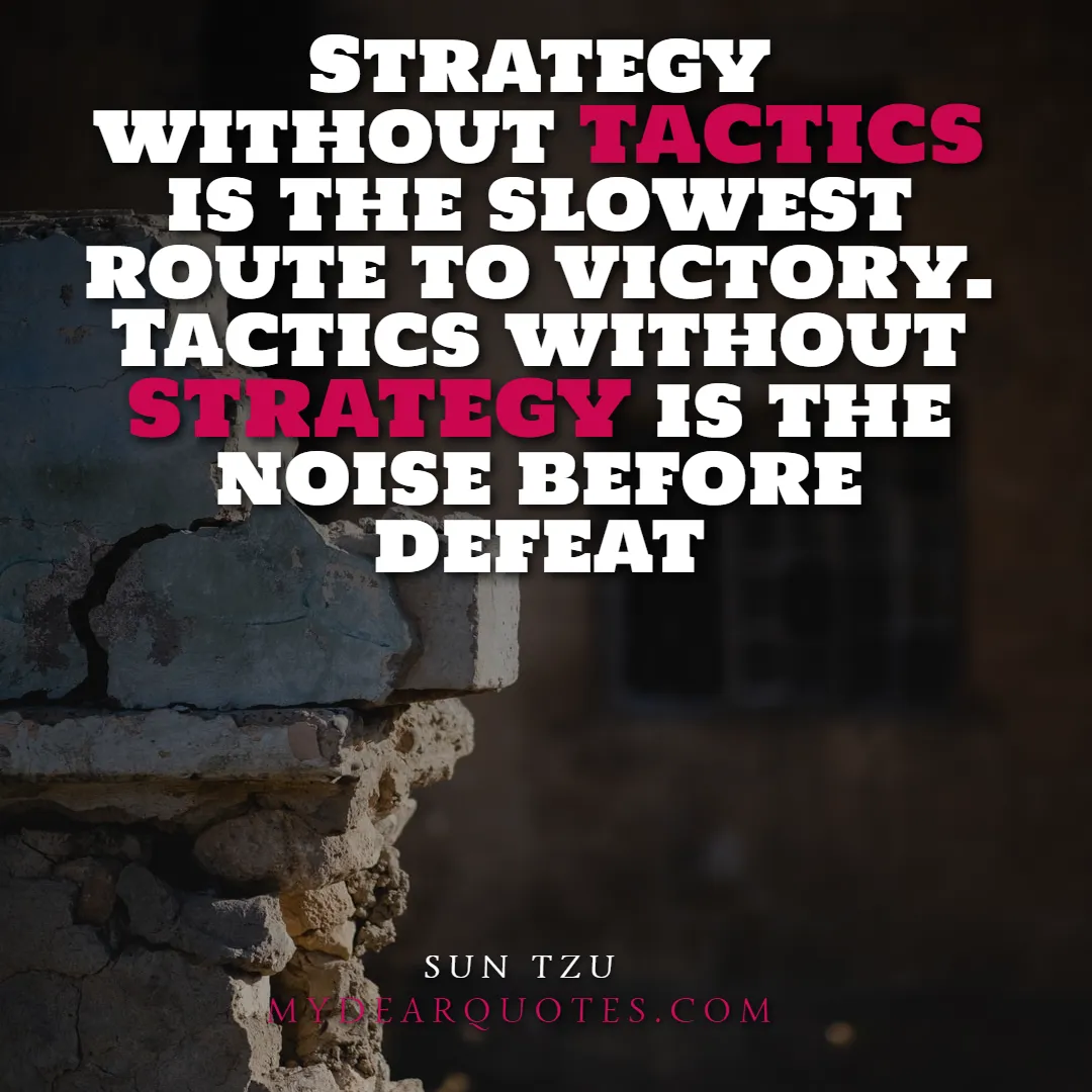 Tactics without strategy