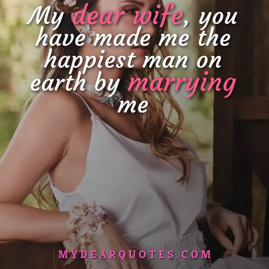 Marrying affirmations