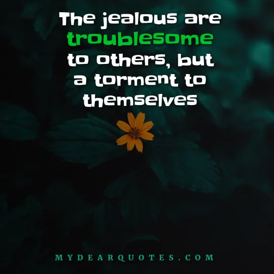 quotes of jealous person