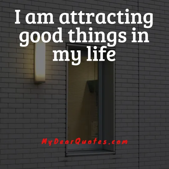 attract positive vibes