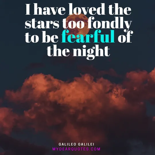 Galileo Galilei stars quote