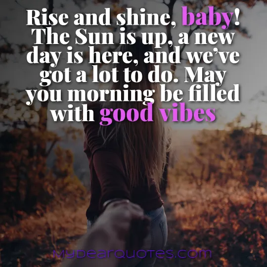 best romantic good morning message for her