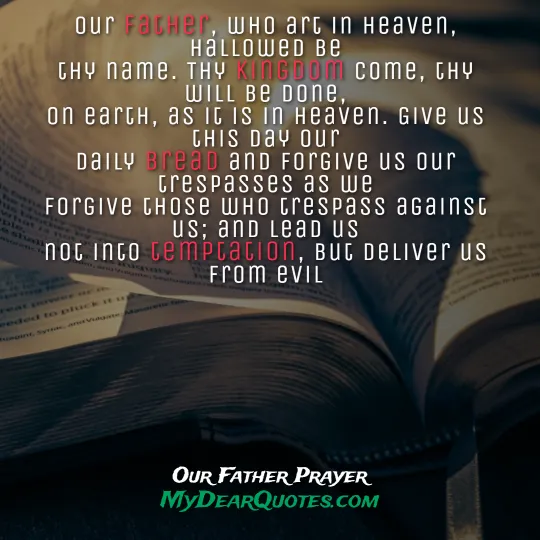 lords prayer words