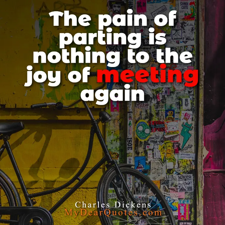 Charles Dickens sayings on meeting