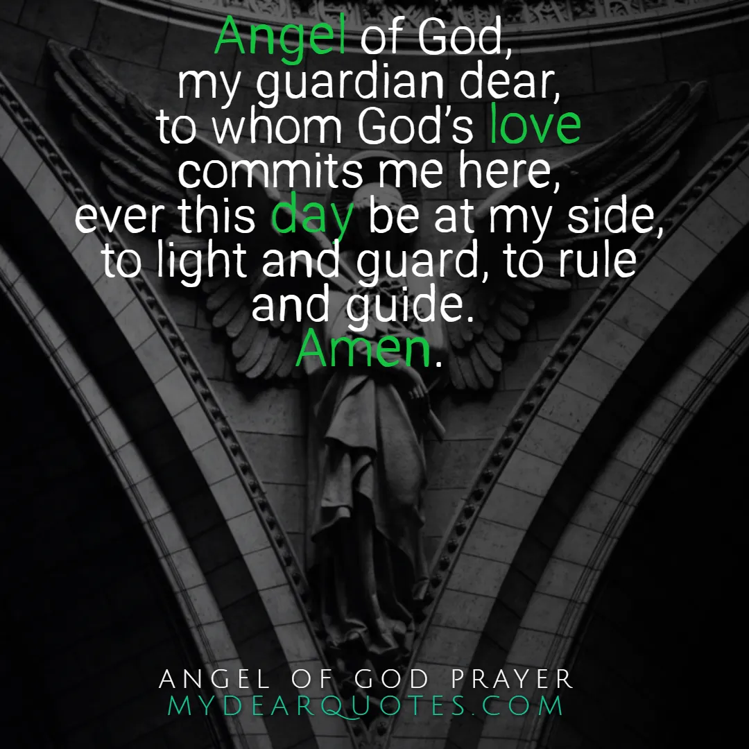 angels protection prayer