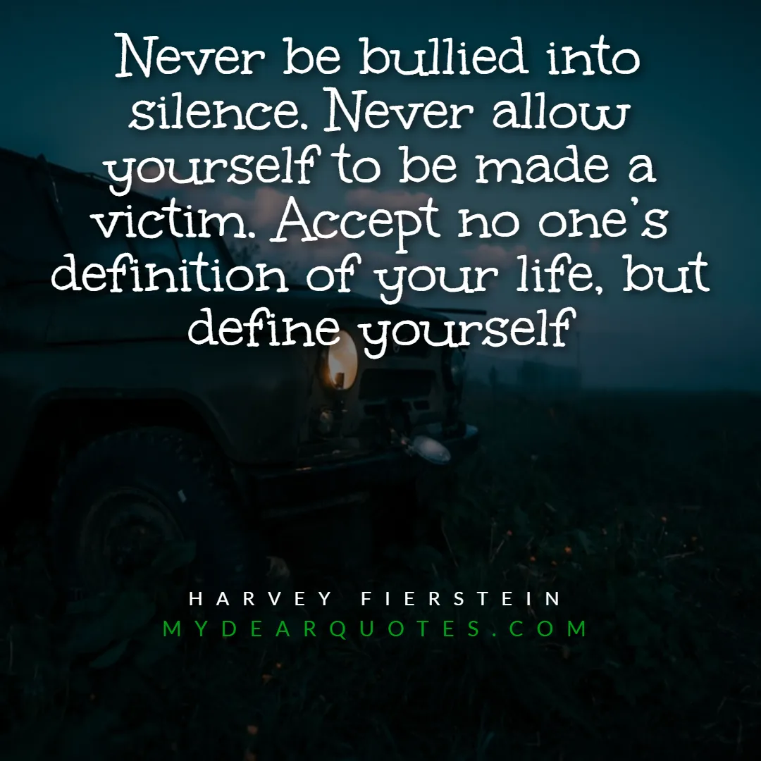 Harvey Fierstein self inspirational