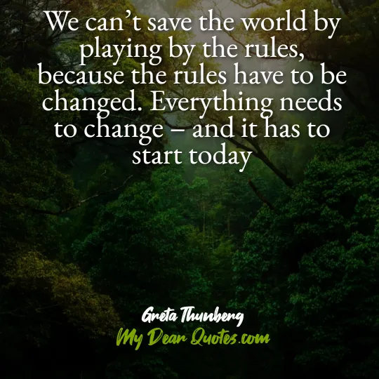 save the planet quote