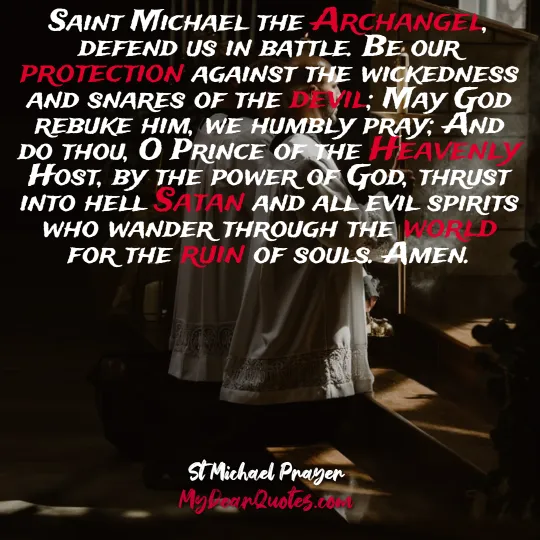 chaplet of saint michael