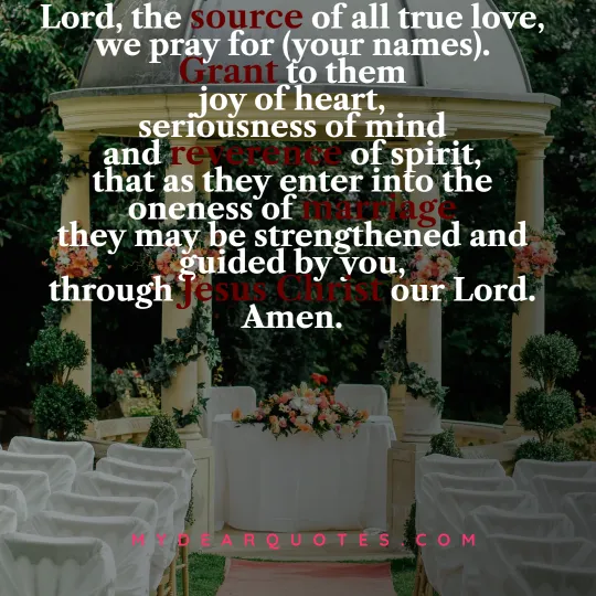 wedding prayers