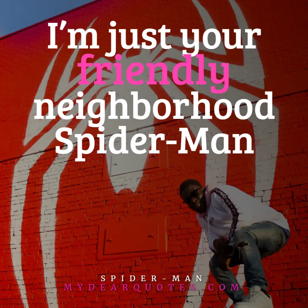 spider man quotes funny
