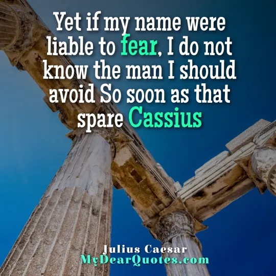 cassius julius caesar quotes