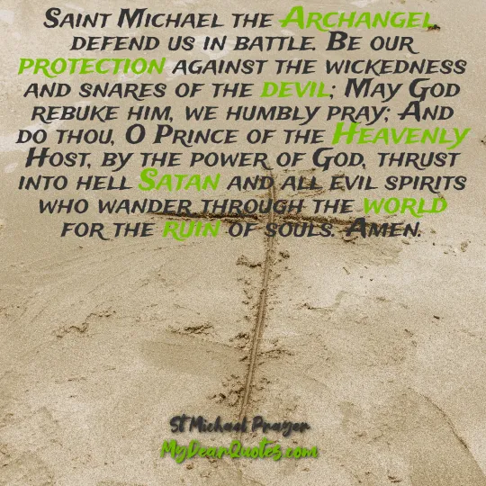 archangel michael protection prayer
