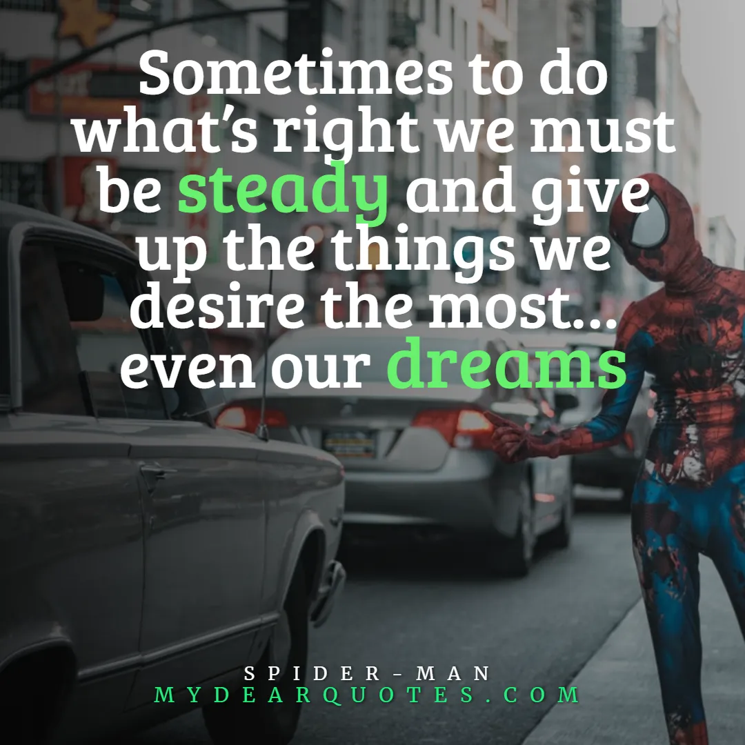 spider-man sayings
