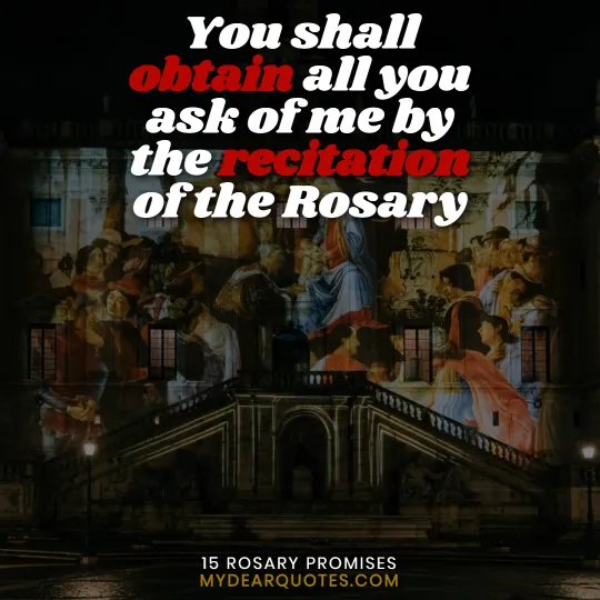 15 promises of the holy rosary