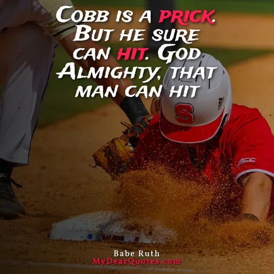 babe ruth on cobb