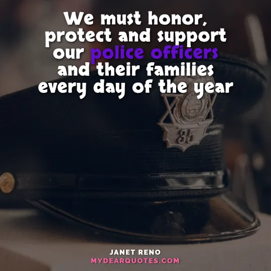 police officers gratitude quote