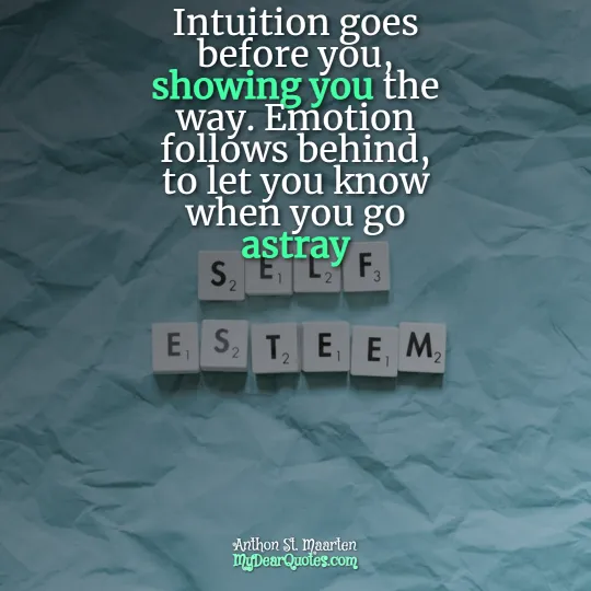quote about intuition