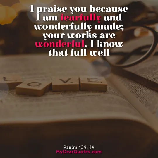 Psalm 139: 14