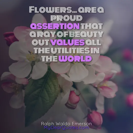 Ralph Waldo Emerson spring sayings