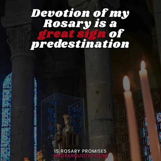 rosary for virgin Mary