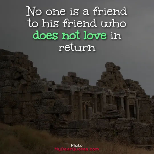 plato quotes on friends and love