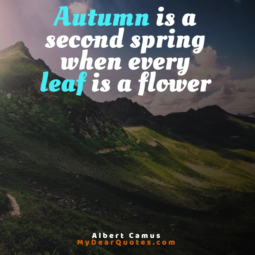 Autumn sayings