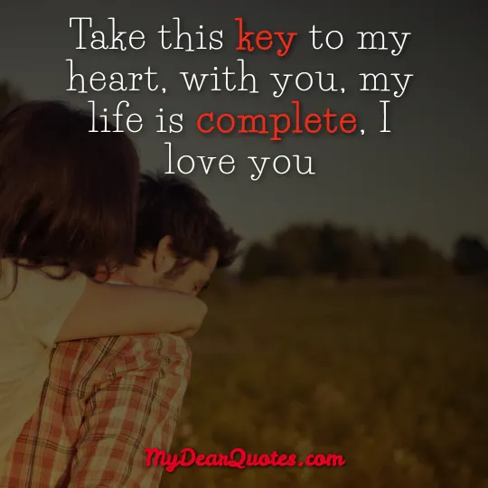 romantic love messages for him from the heart