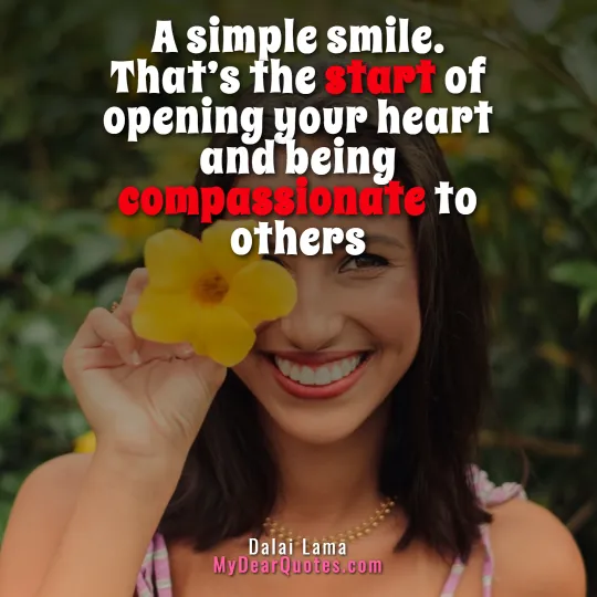 quotes about smiling and being happy