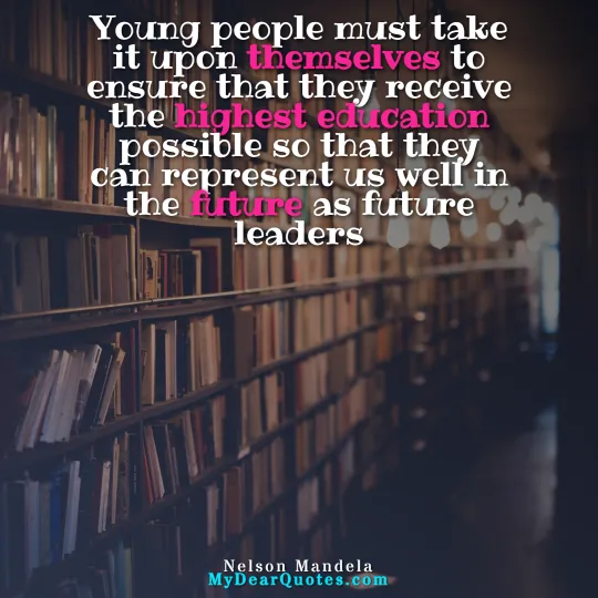 nelson mandela Young people quote