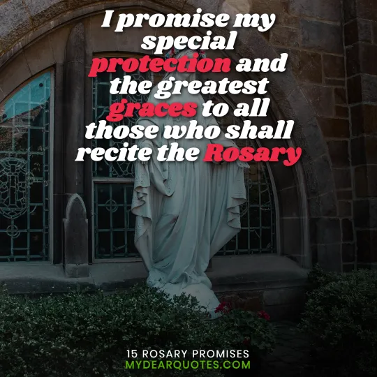 holy rosary promises