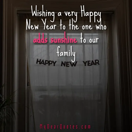 new year wishes for family