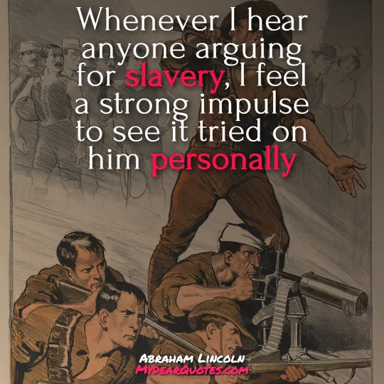 abraham lincoln quotes on slavery