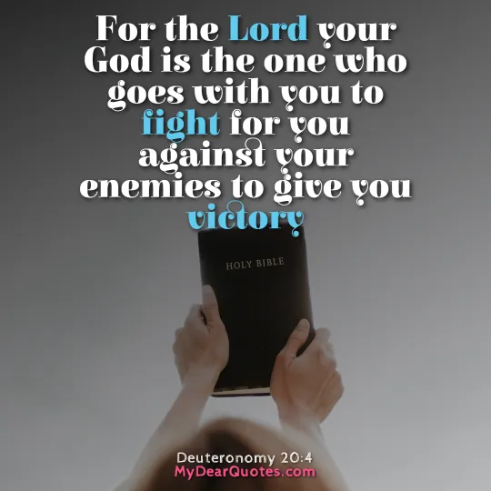 Deuteronomy 20:4 quote