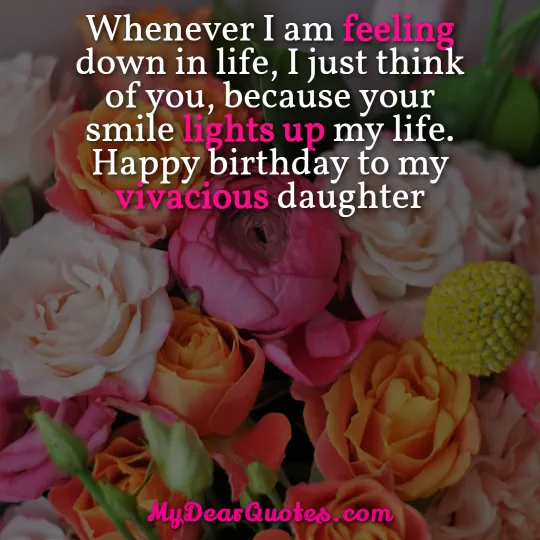 happy birthday dear daughter quotes