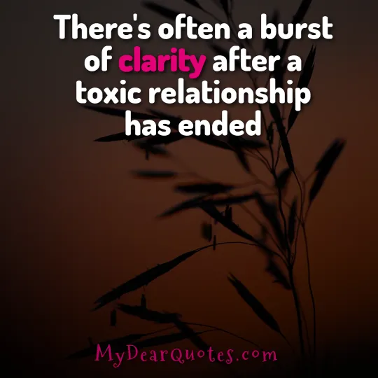 going from a toxic relationship to a healthy one quote