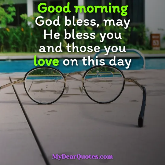 have a blessed day in the lord