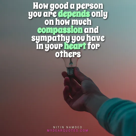 you are such a good person quotes