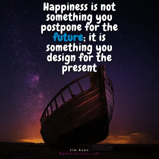 Jim Rohn happiness quote