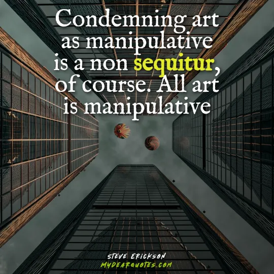 Condemning art quote