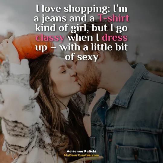 hot couple image with quote