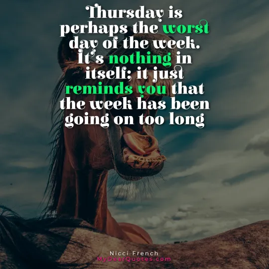 thursday motivational quotes funny